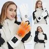 Winter Heated Gloves Men Women Electric Heating Gloves with 1200mAh Battery 3 Heating Levels Rechargeable Heated Gloves for Skiing Cycling Snow Sports