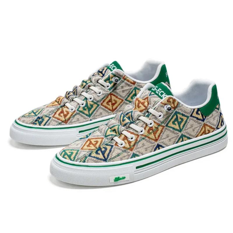 Классические мужские парусиновые туфли, легкие туфли для скейтбординга, мужские удобные, дышащие, универсальные, парусиновые туфли на плоской подошве