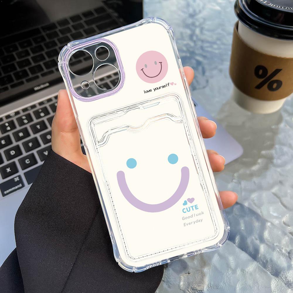 Чехол-картхолдер для iPhone 17 16 15 Pro Max 17 16 15 Pro для Samsung S25 S24 S23 S22 Ultra S21 S20 FE A05s A25 A35 A55 для Xiaomi Redmi Note 12