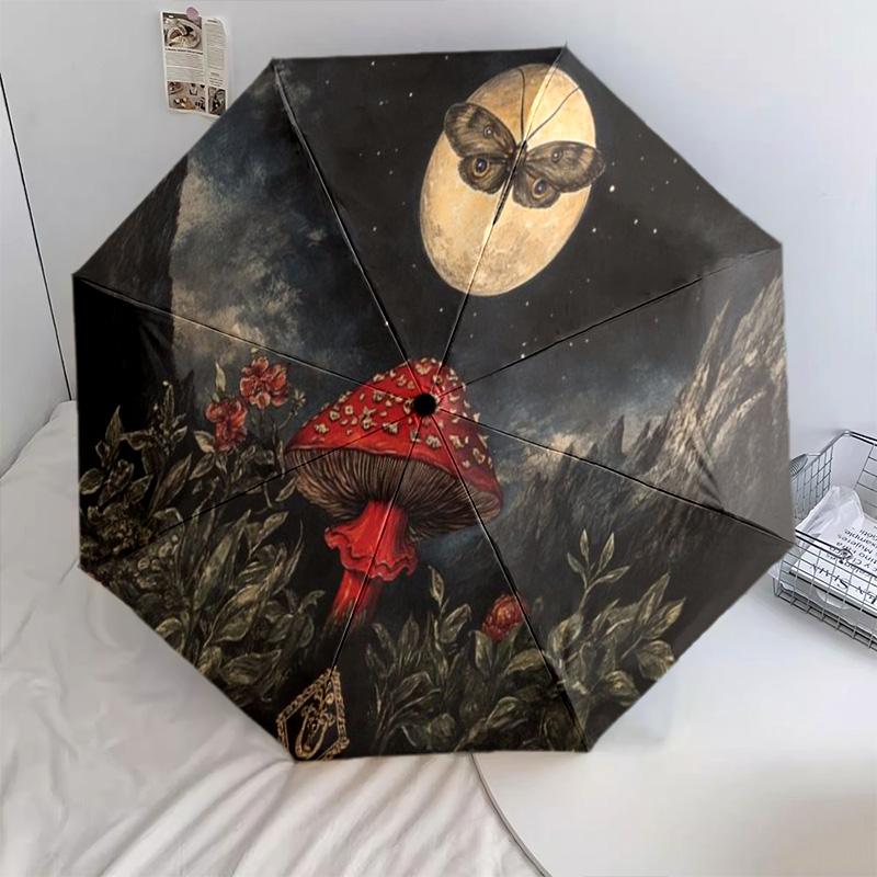 1PC Magic plants  Automatic Umbrella - Suitable Travel Outdoor Portable Umbrella Birthday Gift Daily Essentials
