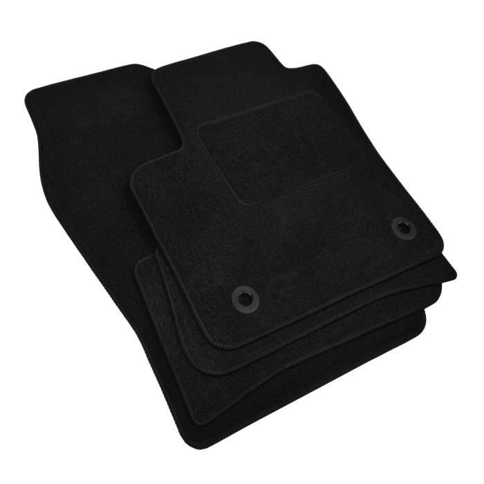 Tapis De Sol - Toyota - C-HR - Velours Noir - 4 Pièces - Ajustement Précis