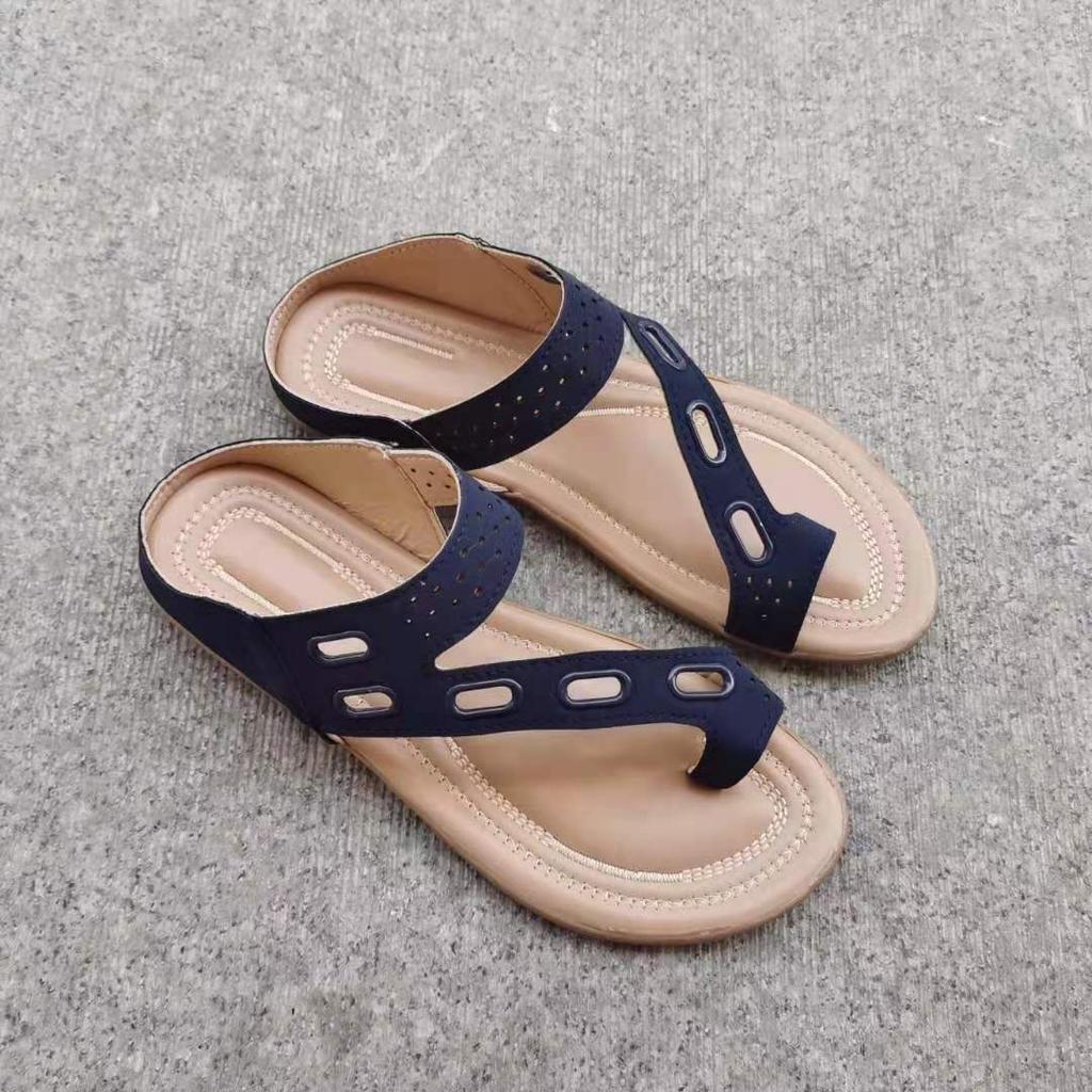 2024 Новые женские сандалии с пробковой стелькой + Удобная обувь для женщин Шлепанцы Сандалии на плоской подошве для женщин Большие тапочки