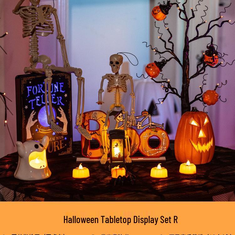 Светящийся тыквенный фонарь на Хэллоуин Набор для украшения вечеринки