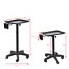 Aluminium Hair Salon Instrument Tray Adjustable Height Trolley Beauty Tools