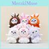 Rabbit Cartoon Plush Toys Keychain Stuffed Dolls Bag Decorations Kids Gifts