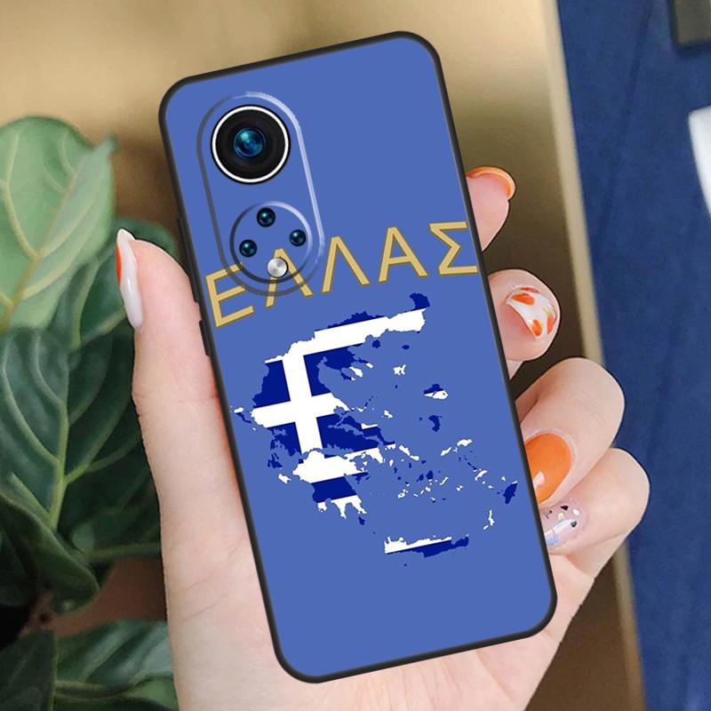 Греция Греческий флаг Чехол для Honor 90 50 70 Lite X9b X9a X8b X8a X8 X9 X9c Honor 200 Pro Magic 5 6 7 Lite Чехол