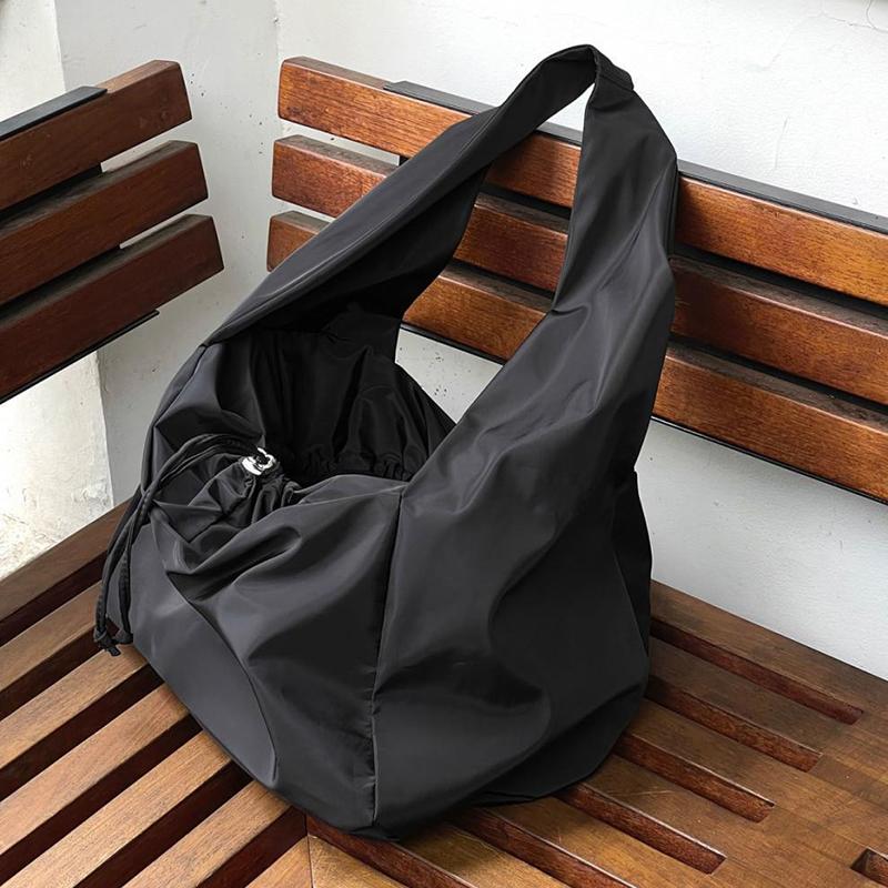 Casual Drawstring Shoulder Bags For Women Large Capacity Handbag Sport Gym Bag Shopping Bag Gilr Crossbody Bag