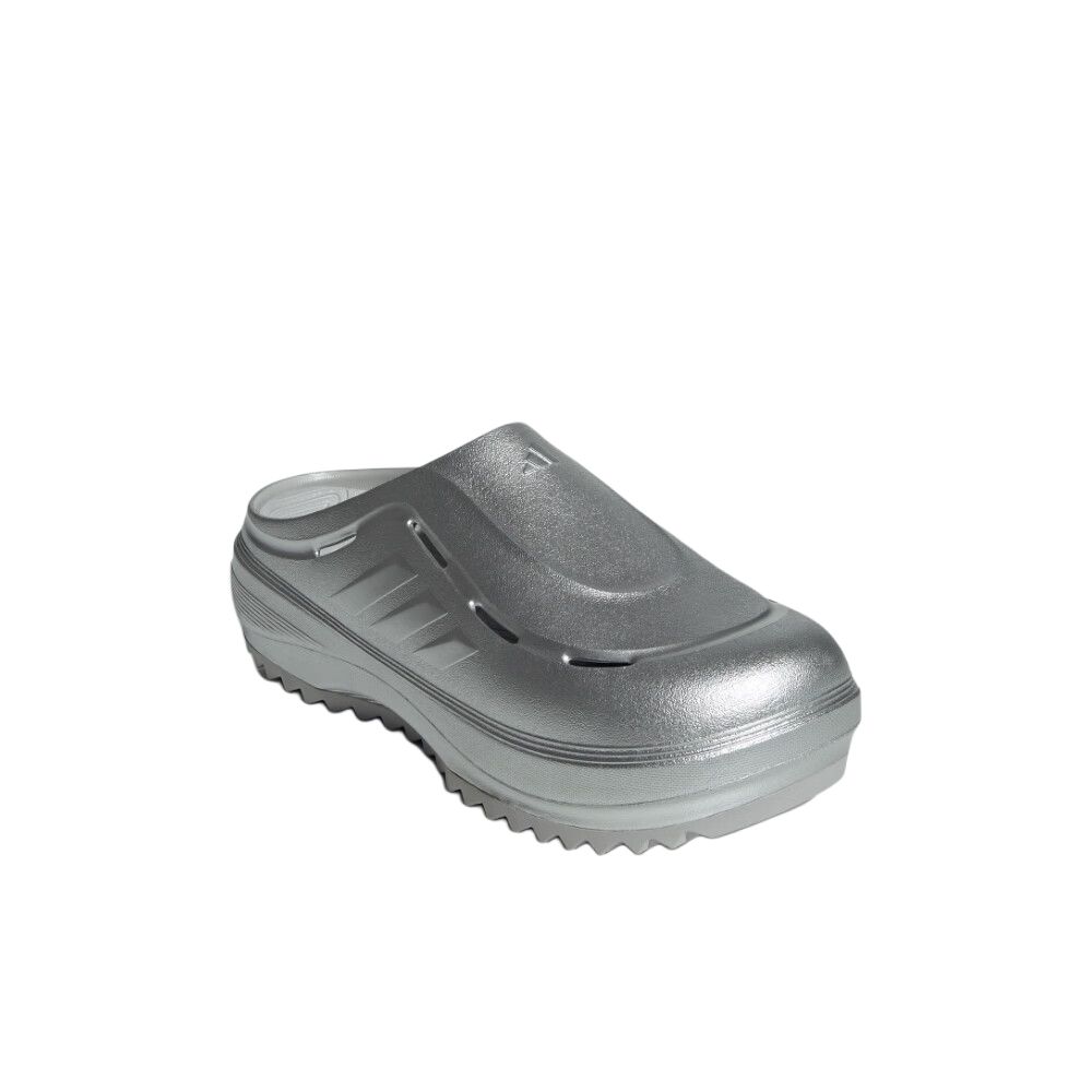 Adidas Ozwave Clog Soft Comfortable Anti-Slip Closed-Toe Slippers Unisex Footwear Silver JR6757