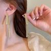 Unique Design Golden Wheat Ear Tassel Earrings Women Personality Fashion Simple Earrings Wedding Jewelry Birthday Gifts