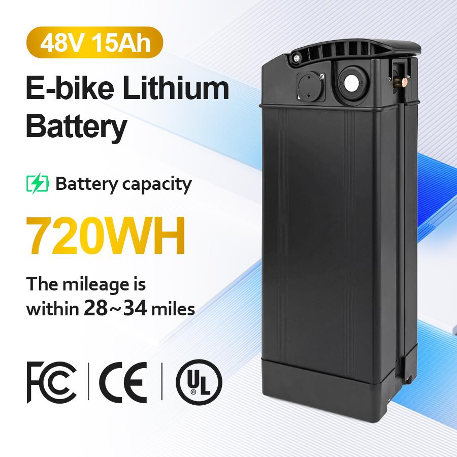 Индивидуальный литий-ионный аккумуляторный блок 48 В 15 Ач 20 Ач для электрического велосипеда EBike