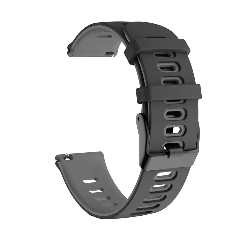 Силиконовый ремешок 22 мм для HUAWEI WATCH 5 4pro GT6 5 Pro GT 6 5 4 3 2 46 мм Спортивный сменный ремешок для AMAZFIT BIP 6 Браслет для умных часов