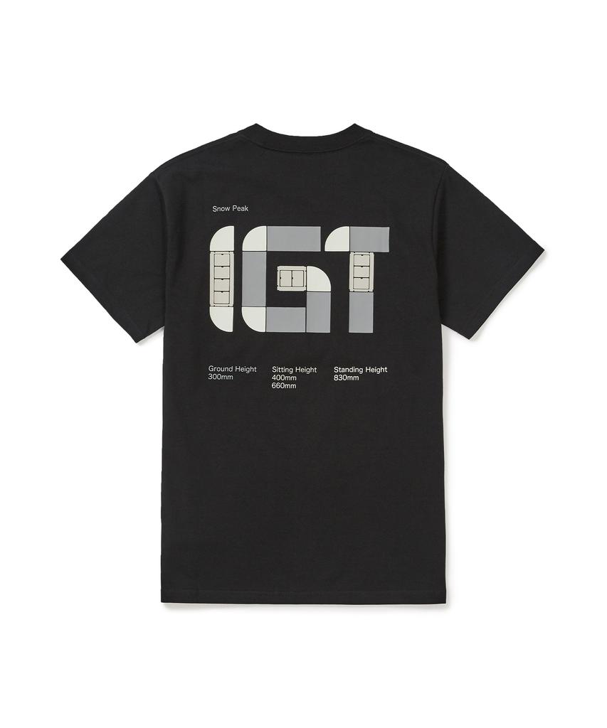 SNOWPEAK APPAREL Футболка с коротким рукавом и логотипом Igt (S24Fmbts40) черный