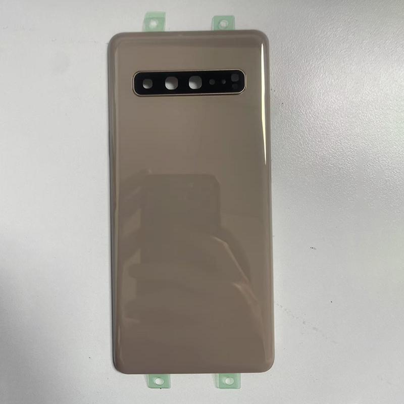 Для Samsung Galaxy S10 5G SM-G977B g977f задняя крышка аккумулятора задняя 3D стеклянная панель корпус чехол объектив камеры замена