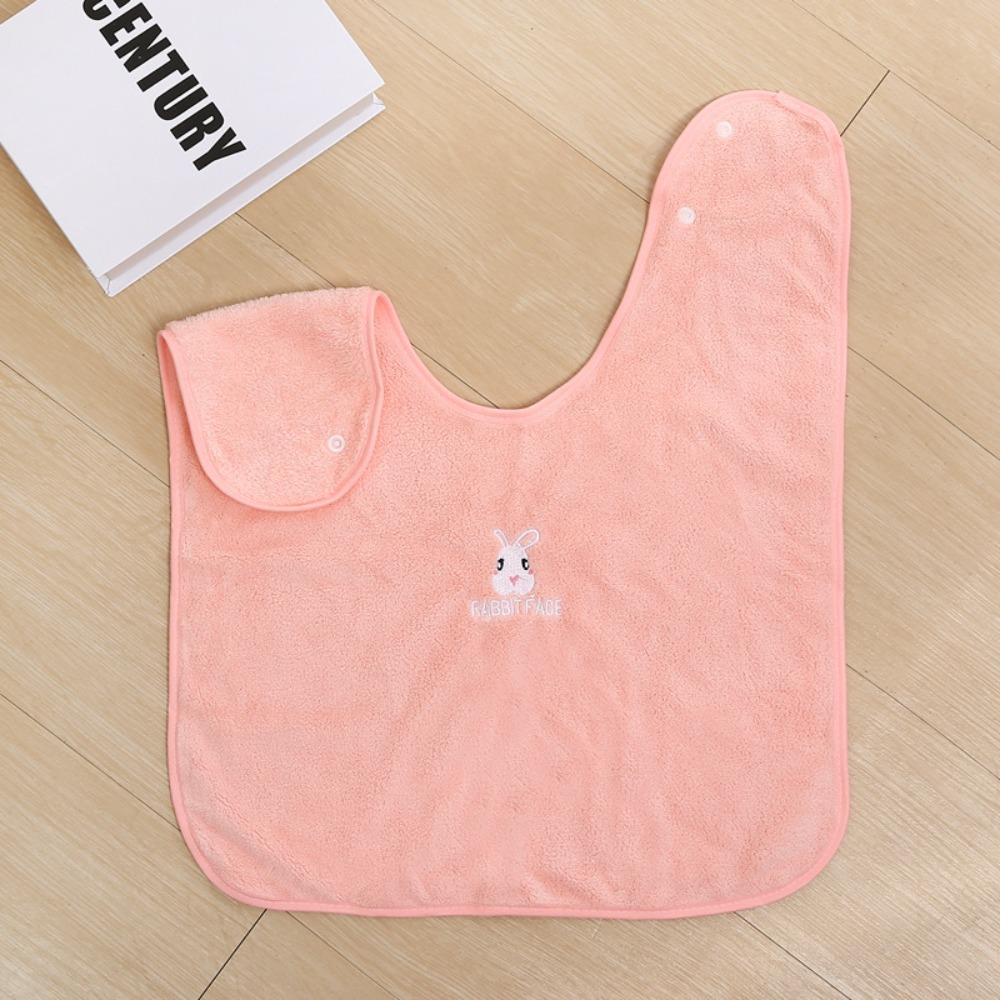 Adjustable Snaps Children's Washcloth Soft Toddler Face Towel New Baby Bibs for Feeding Eating