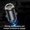 Ultra-Fast Car Super Charge PD30W+QC3.0 USB-A/USB-C Lighter Adapter  Mobile Mobile Charging