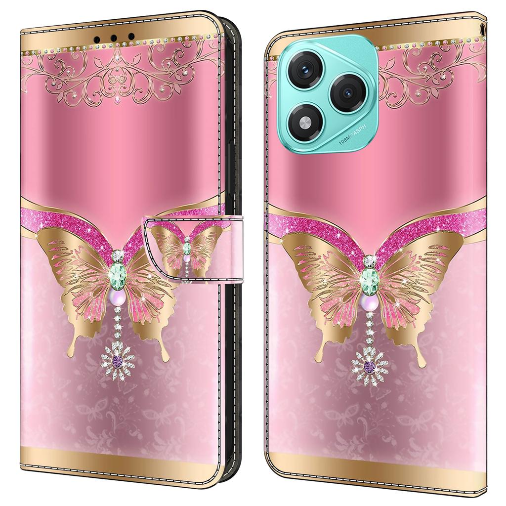 Чехол для Honor 400 Lite 5G с 3D-узором, кожаный кошелек-книжка, чехол для телефона с подставкой