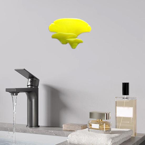 Mushroom Shape Bracket, Double Purpose Stand for Displaying And Storing Items, Wall Decoration Shelf for Glass Tiles Smooth Surfaces