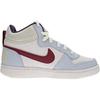 Nike Court Borough Mid 2 Удобные Универсальные Прочные Дышащие Мид-топ Детские Кеды для Скейтбординга Детские Кеды для Скейтбординга Бело-Красные FV8122-161