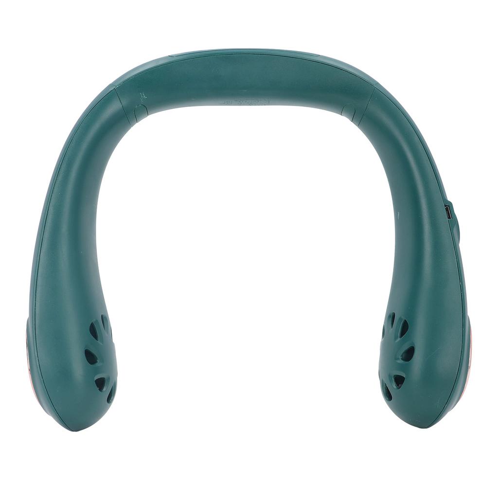 Portable Hanging Neck Fan LED Digital Display USB Strong and Quiet Hands Free Sports Bladeless Fans