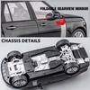 New Large 1:18 Land Rover Range Rover SUV Off-road Vehicle Alloy Model Car Die-cast Static Collection Sound and Light Children's Toy Boy Gift