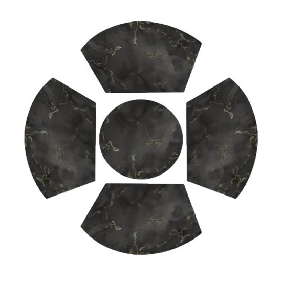 Впитывающие подставки под тарелки Диатомовые подставки под тарелки Маслостойкие Термостойкие Современные коврики для стола для обеденного стола, пикника, вечеринки