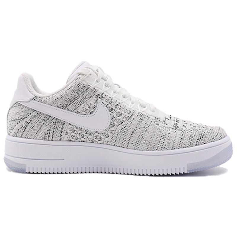 Nike Женские кроссовки Air Force 1 Flyknit Low 'Summit White Grey' 820256-103
