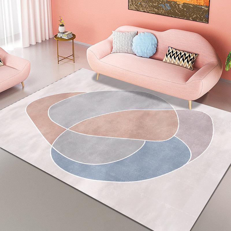Living Room Nordic Carpet Bedroom Carpet Dirt Resistant Carpet Anti Slip Floor Mat Large-area Floor Mat