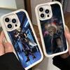 Чехол для телефона iPhone 17 Air 16E 15 16 Pro Max F-Final F-Fantasy Аниме Чехол 14 Plus 13 12 Mini Мягкий Силиконовый Fundas