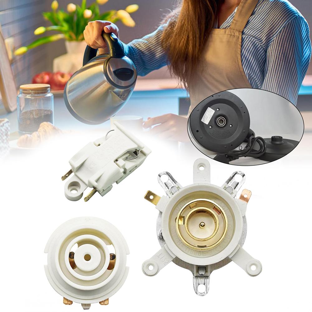 3Pcs Electric Kettle Accessories Base Thermostat Temperature Switch Connector Switch Connector Kit Electrical Equipment Supplies