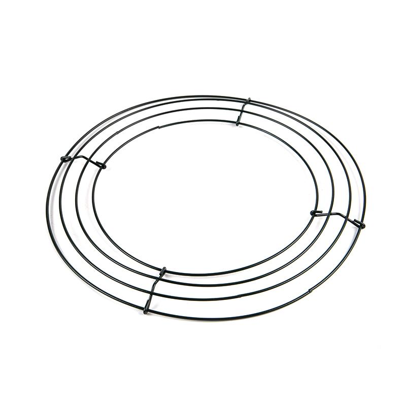 Круглый обруч Diy Рождественский проволочный венок Рамка настенная для свадьбы Валентина
