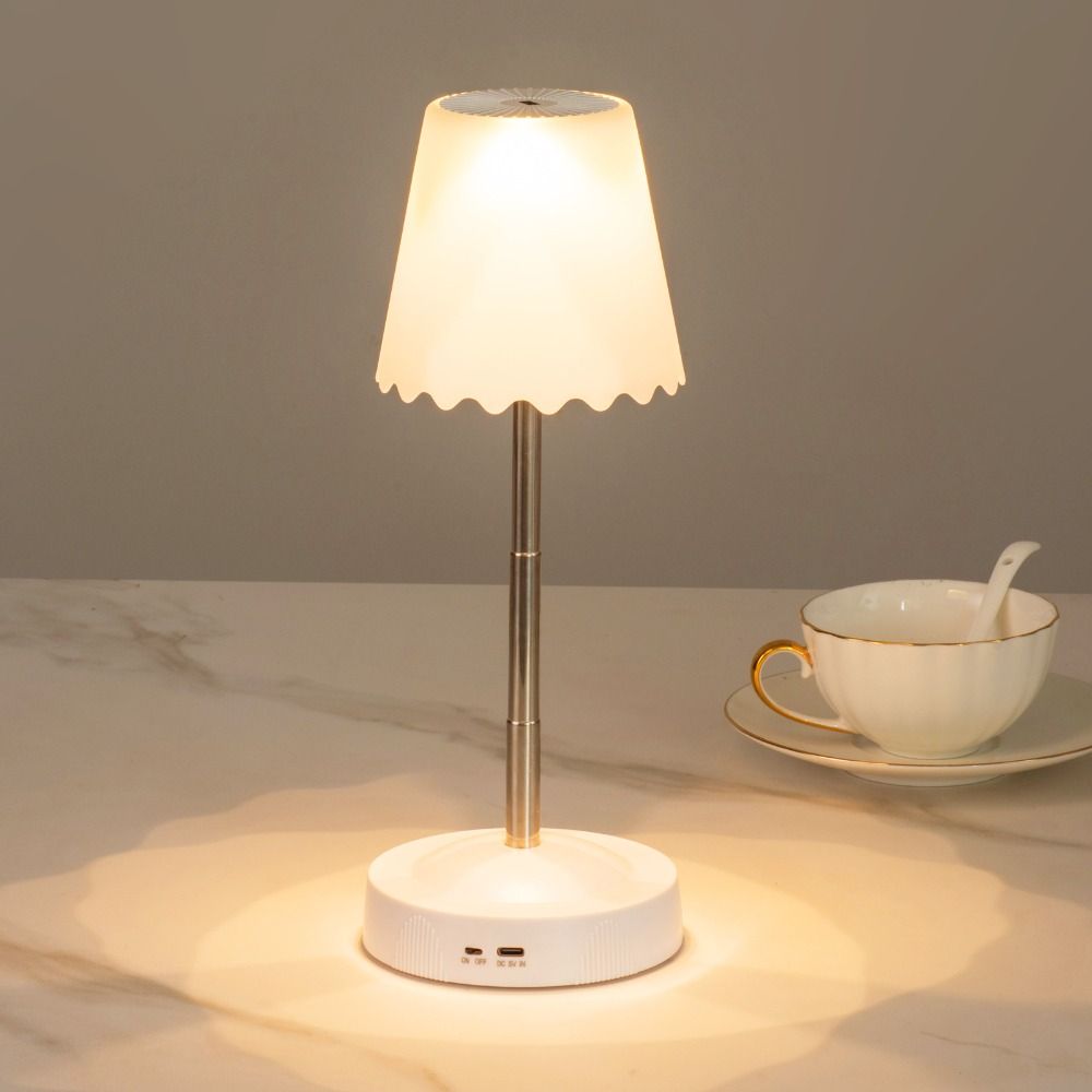 Height Brightness Adjustment Cordless Table Lamp Rechargeable Room Decoration Light Bedroom