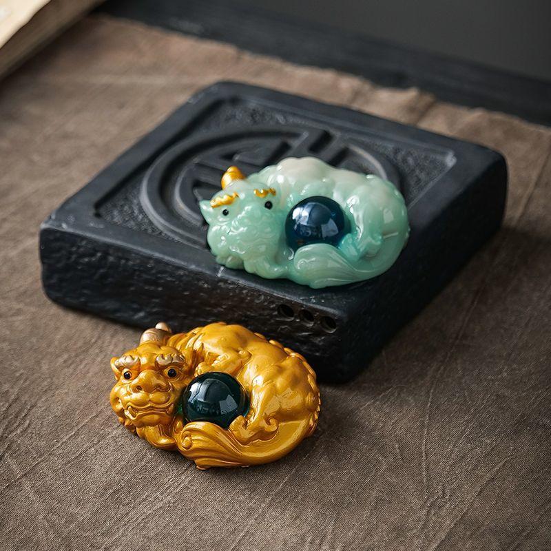 High-end Fortunate Change Color Tea Pet Simple Household Creative Tea Ceremony Decoration Teaware Accessories Desktop Decoration
