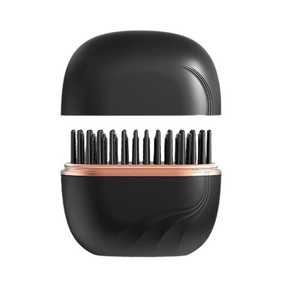 Мини выпрямитель-щетка для волос, перезаряжаемый, портативный, 3 режима контроля температуры, для всех типов волос, быстрое нагревание, защита от ожогов, безопасная расческа, дружелюбный подарок