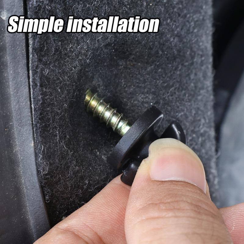 Крючки для карманов с сеткой для автомобиля Универсальный зажим для крепления сетчатого кармана для хранения Автоматические крючки для винтов багажника Аксессуары для замены автомобильных креплений