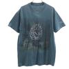 OLD 90s Wolf Short Sleeve T-shirt Charcoal Gray Animal Pattern Men's Used