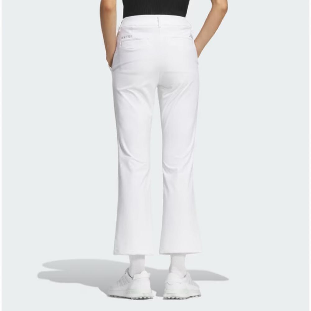 Adidas Golf 24fw Women S SeaSonal pantS Boot Cut 7 8 Stretch pantS Jd2848 White