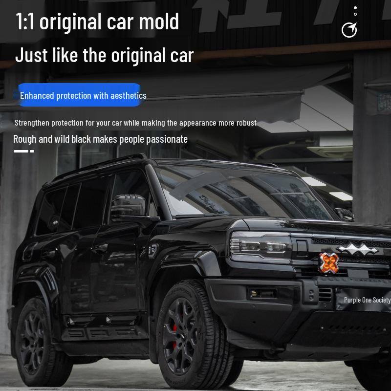 Комплект для внедорожного тюнинга Equation Leopard 5: Широкие расширители колесных арок и 3D-панели дверей с защитой от царапин.