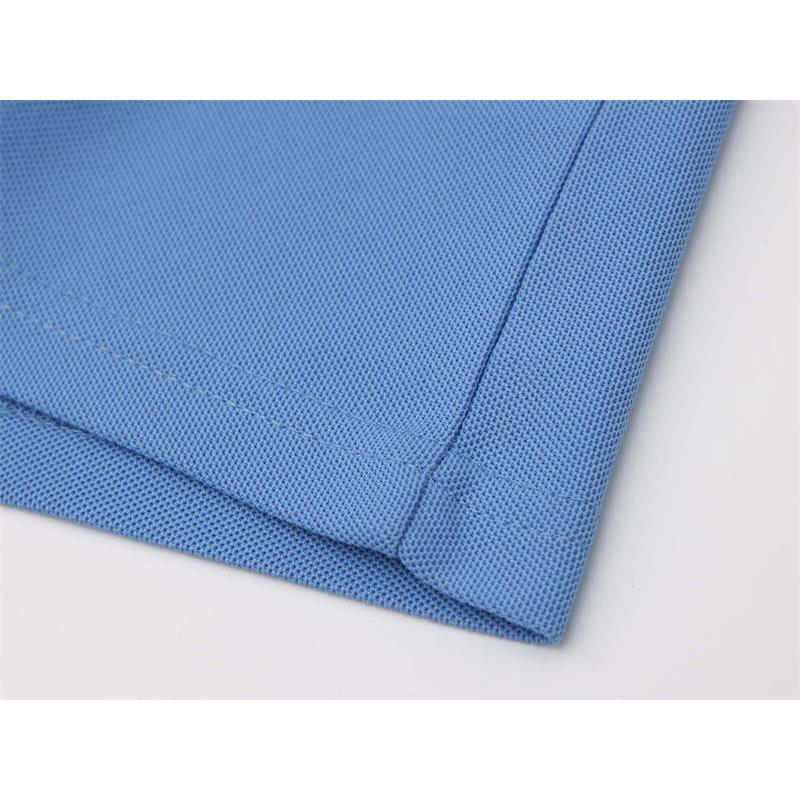 Новая летняя рубашка-поло с вышивкой из ледяного ионного волокна и воротником-поло для отвода влаги и пота