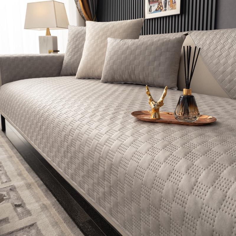 Четыре сезона универсальная технология тканевая подушка для дивана современная роскошная водонепроницаемая и противоскользящая подкладка антипригарный меховой защитный чехол