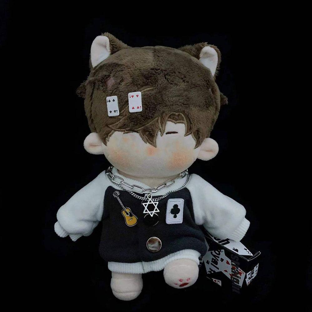 Playing House Cotton Stuffed Dolls Embroidery Jackets Baseball Uniform 20cm Doll Clothes