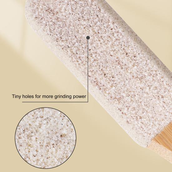 Деревянная пилка для ног, средство для удаления мозолей, двухсторонняя шлифовальная машинка для ног, эргономичная ручка, скребок для ног, уход за ногами и отшелушивающее средство для ног, рашпиль для ног