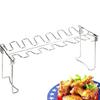 Roaster Rack Multifunctional Not Easy Fall Off Practical BBQ Chicken Drumsticks Shelf Set for Cooking