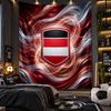 Wall Hanging Tapestry Austria Football Print Cloth for Living Room Bedroom Home Decor