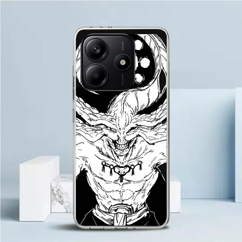Чехол для телефона Kaisen J-Jujutsu Sukuna Mahoraga для Xiaomi Redmi Note 15 14 14S 13 12S 12 Pro Plus 11S 11 11T 11E 10S 10 + Мягкий ТПУ