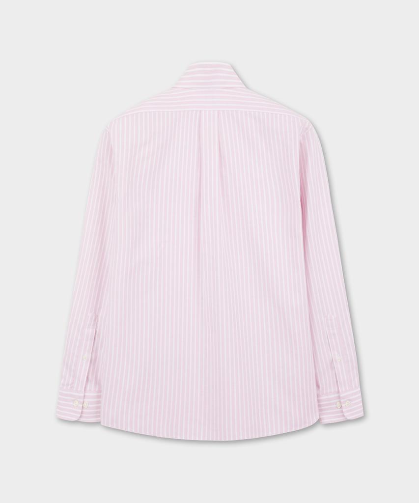 Рубашка в полоску Oxford без глажки от BROOKS BROTHERS (розовый) (Bbthmmg104)