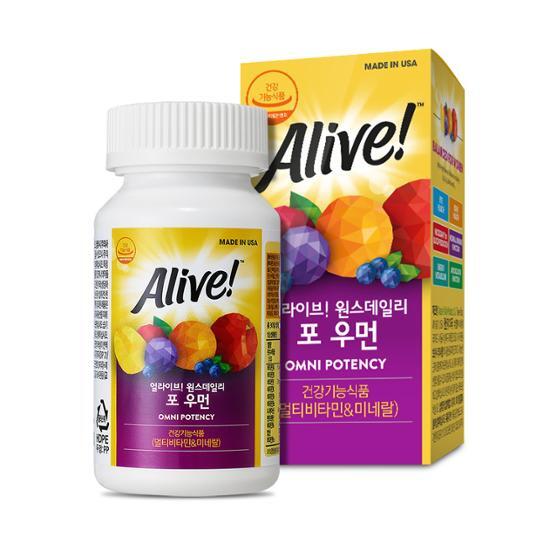 Alive Once Daily для женщин 60 таблеток (запас на 2 месяца)