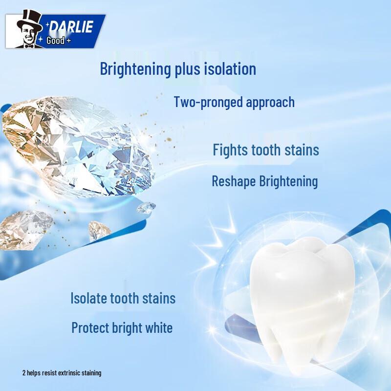 Darlie Ultra White Toothpaste with Lime Mint & Charcoal Toothbrush