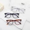1 шт. Очки с защитой от синего света без рецепта, Ретро квадратная оправа, Модный аксессуар для защиты глаз при работе за компьютером, Блокировка УФ-лучей, Унисекс