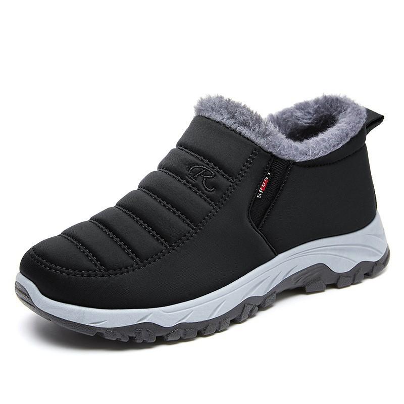 Cotton shoes women's winter new shoes women's couples walking shoes piled thickened men's and women's snow boots women