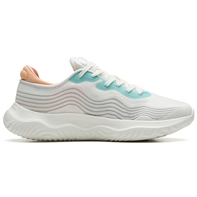 ANTA Variety Training Collection Training Shoes Women's Low top Ivory White/River Aqua Blue Sneakers 122237718-5